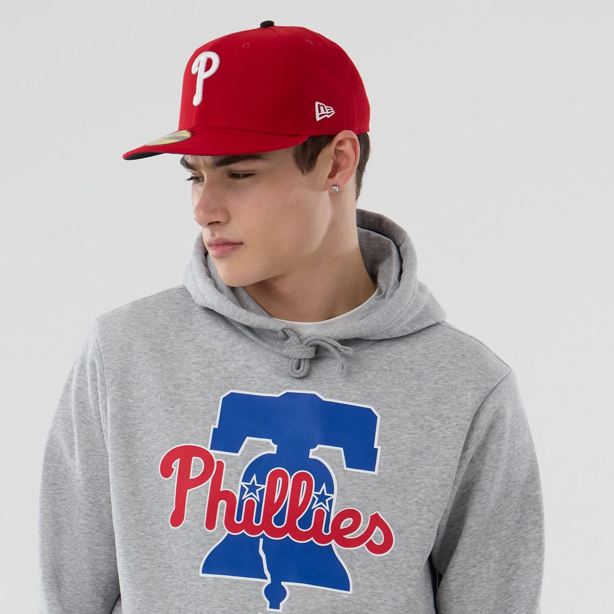 Philadelphia Phillies MLB Grey Pullover Hoodie-zelvios