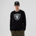 Las Vegas Raiders NFL Black Crew Neck Sweater-zelvios