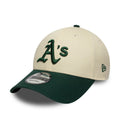 Oakland Athletics Colour Block Cream 9FORTY Adjustable Cap-zelvios