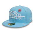 New Era Graphic Pastel Blue 59FIFTY Fitted Cap-zelvios
