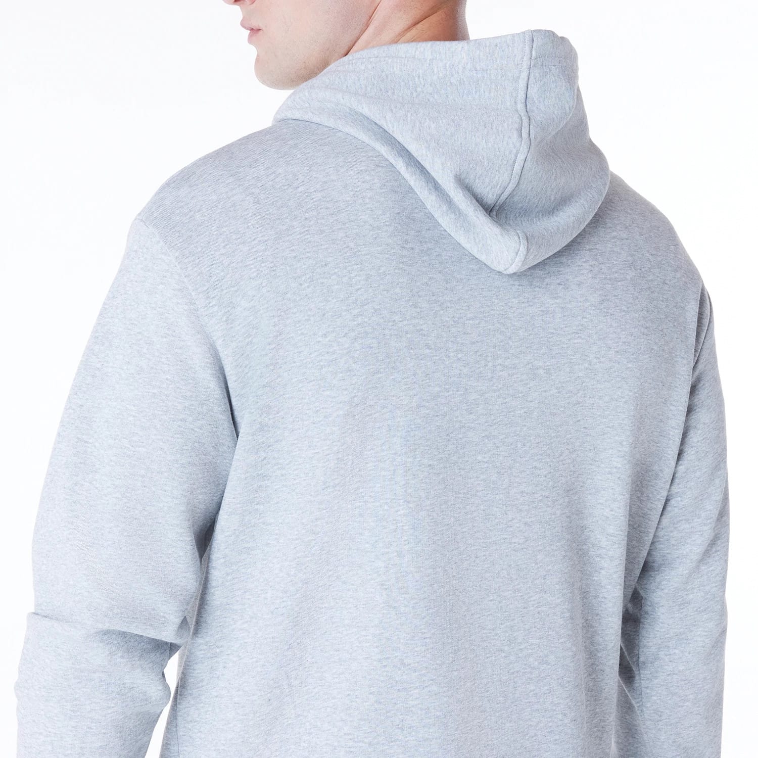 Brooklyn Nets NBA League Essential Grey Oversized Pullover Hoodie-kentox