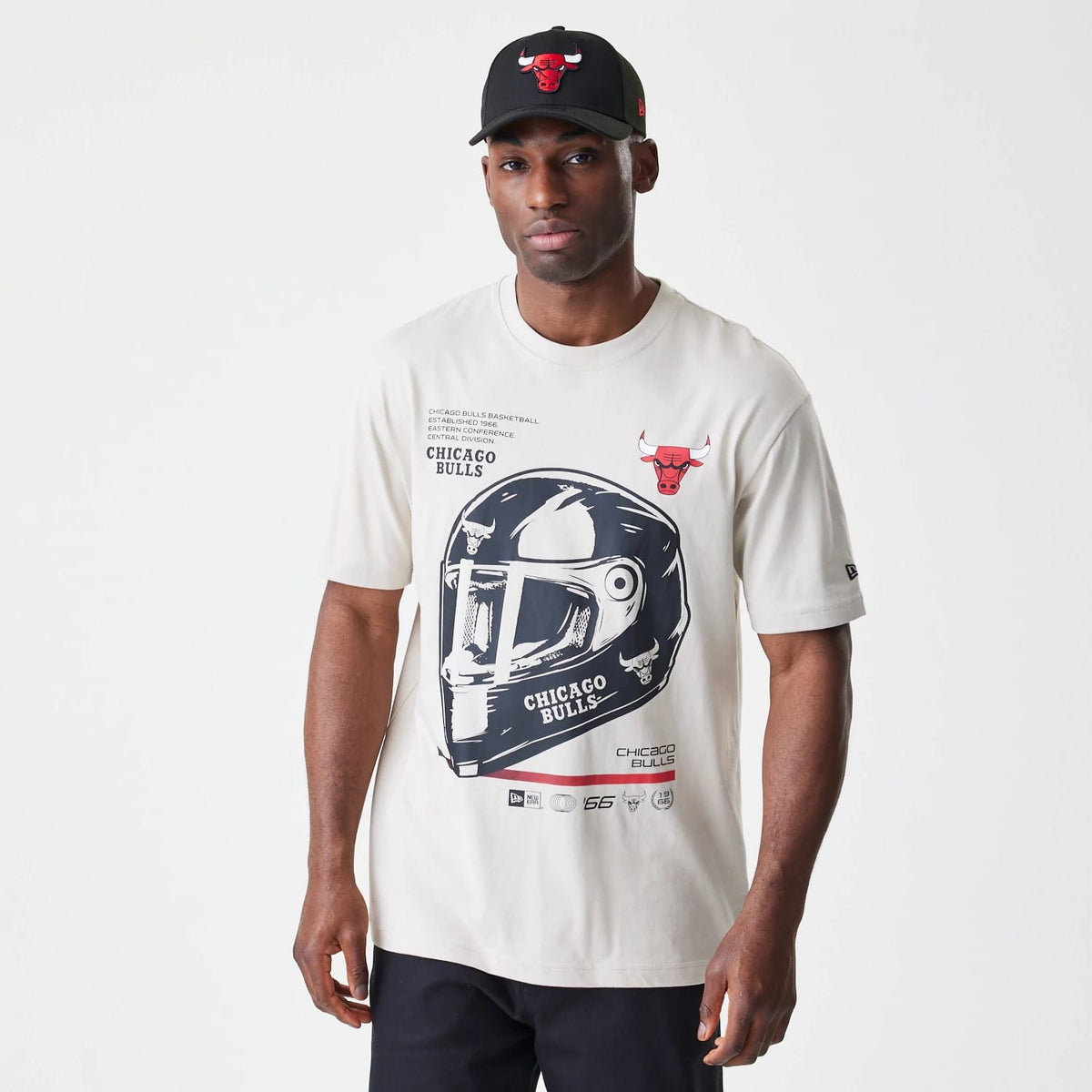Chicago Bulls Modern Driver Light Beige T-Shirt-zelvios