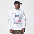 Chicago Bulls Modern Driver White Long Sleeve T-Shirt-zelvios