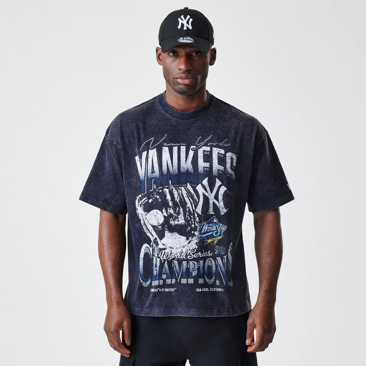 New York Yankees Sport Classic Black T-Shirt-zelvios