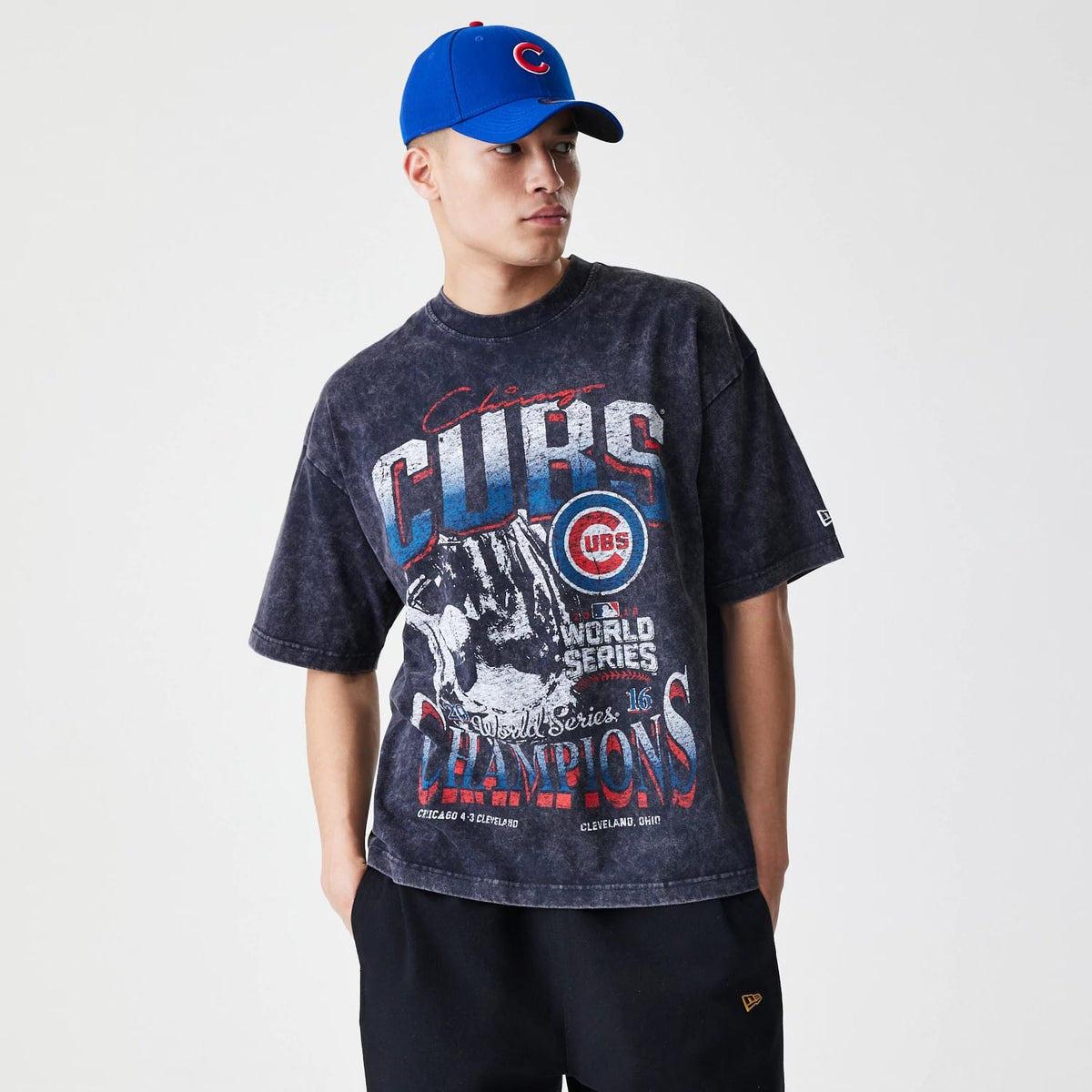 Chicago Cubs Sport Classic Black T-Shirt-zelvios