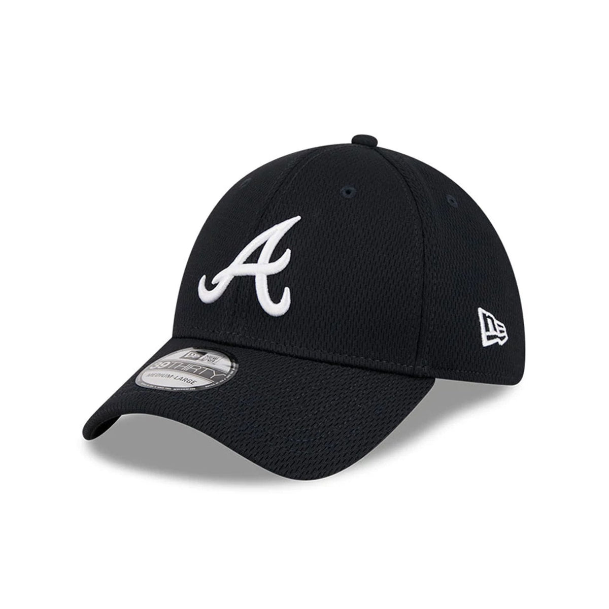 Atlanta Braves MLB Evergreen Navy 39THIRTY Stretch Fit Cap-zelvios