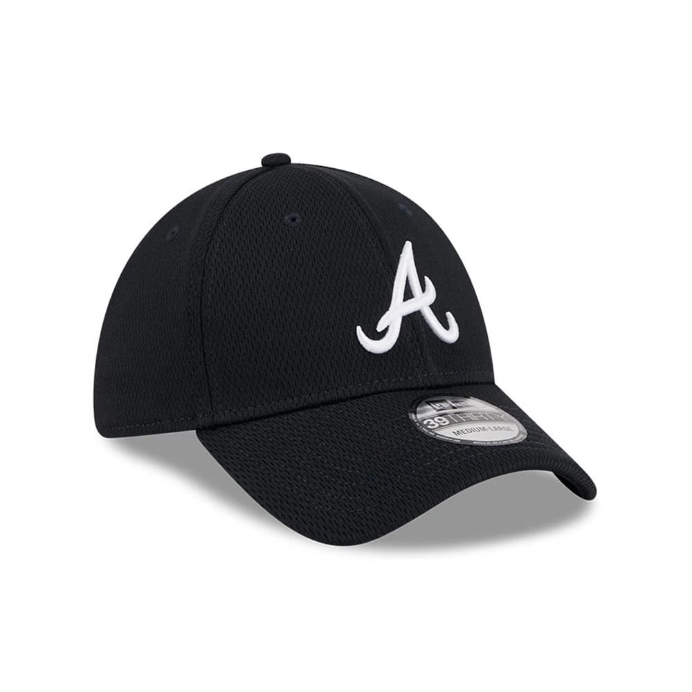 Atlanta Braves MLB Evergreen Navy 39THIRTY Stretch Fit Cap-zelvios