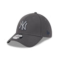 New York Yankees MLB Evergreen Dark Grey 39THIRTY Stretch Fit Cap-zelvios