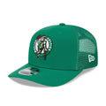Boston Celtics NBA Evergreen Green 9SEVENTY Stretch Snap Adjustable Cap-zelvios