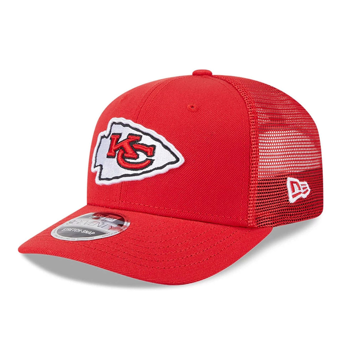 Kansas City Chiefs NFL Evergreen Red 9SEVENTY Stretch Snap Adjustable Cap-zelvios