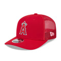 LA Angels MLB Evergreen Red 9SEVENTY Stretch Snap Adjustable Cap-zelvios