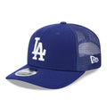 LA Dodgers MLB Evergreen Dark Blue 9SEVENTY Stretch Snap Adjustable Cap-zelvios