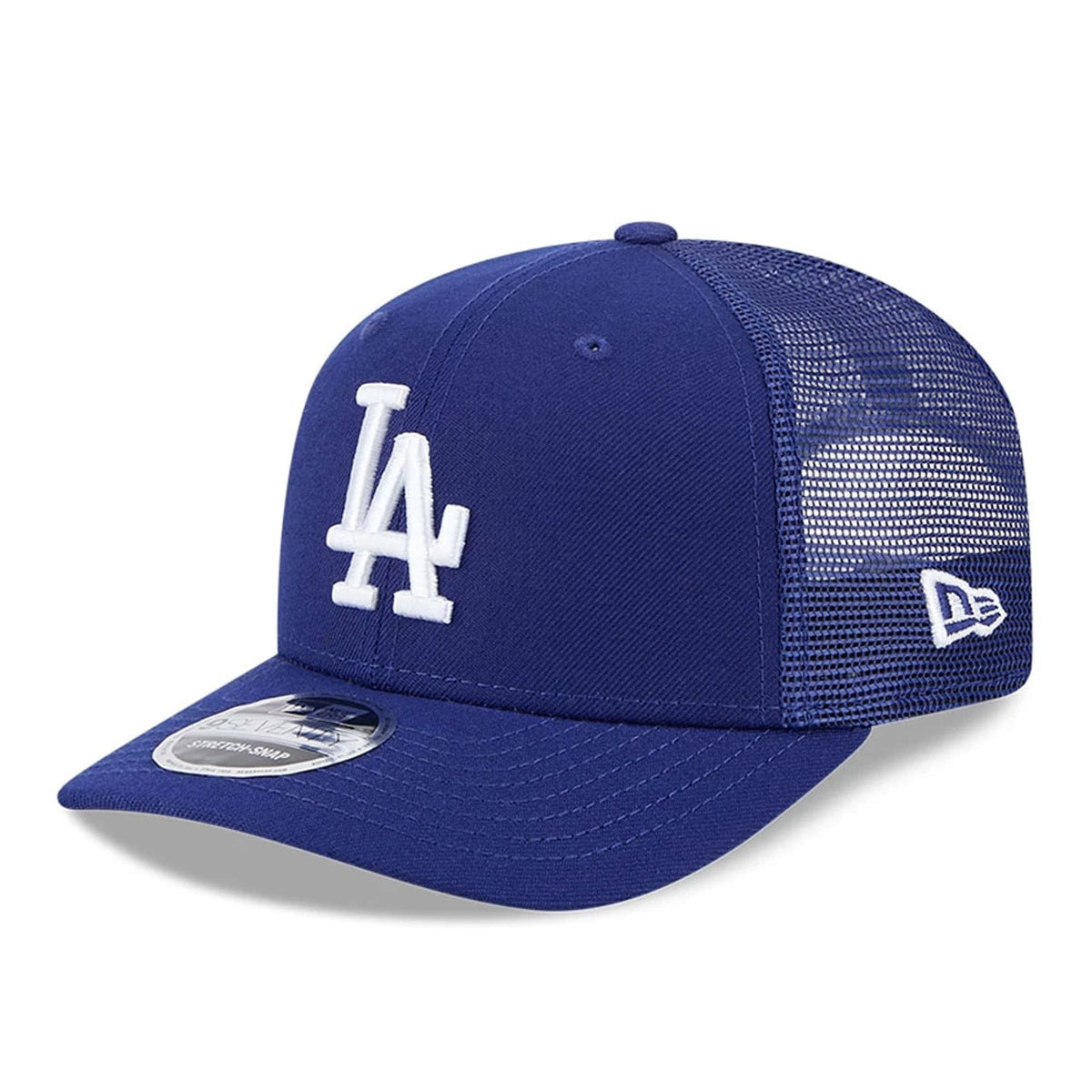 LA Dodgers MLB Evergreen Dark Blue 9SEVENTY Stretch Snap Adjustable Cap-zelvios