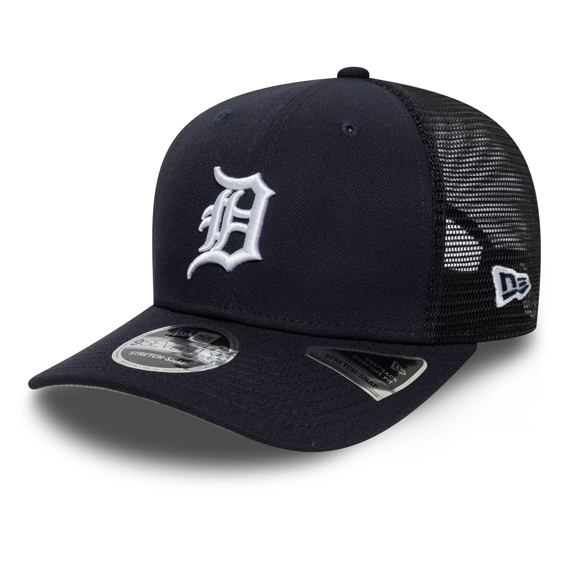 Detroit Tigers MLB Evergreen Navy 9SEVENTY Stretch Snap Adjustable Cap-kentox
