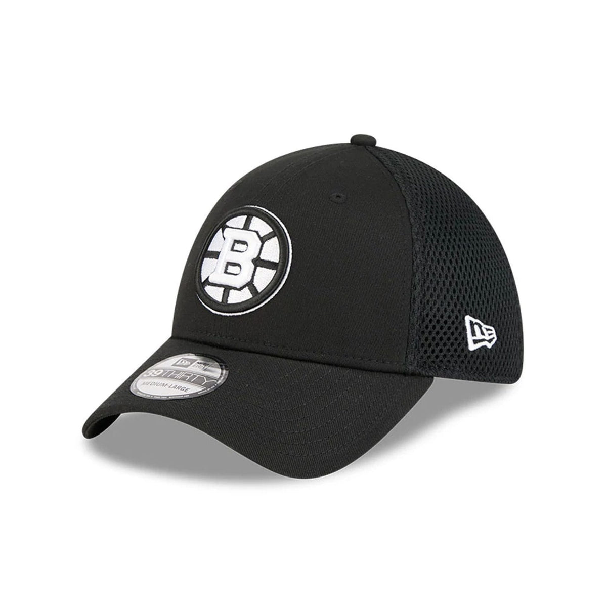 Boston Bruins NHL Evergreen Neo Black 39THIRTY Stretch Fit Cap-zelvios