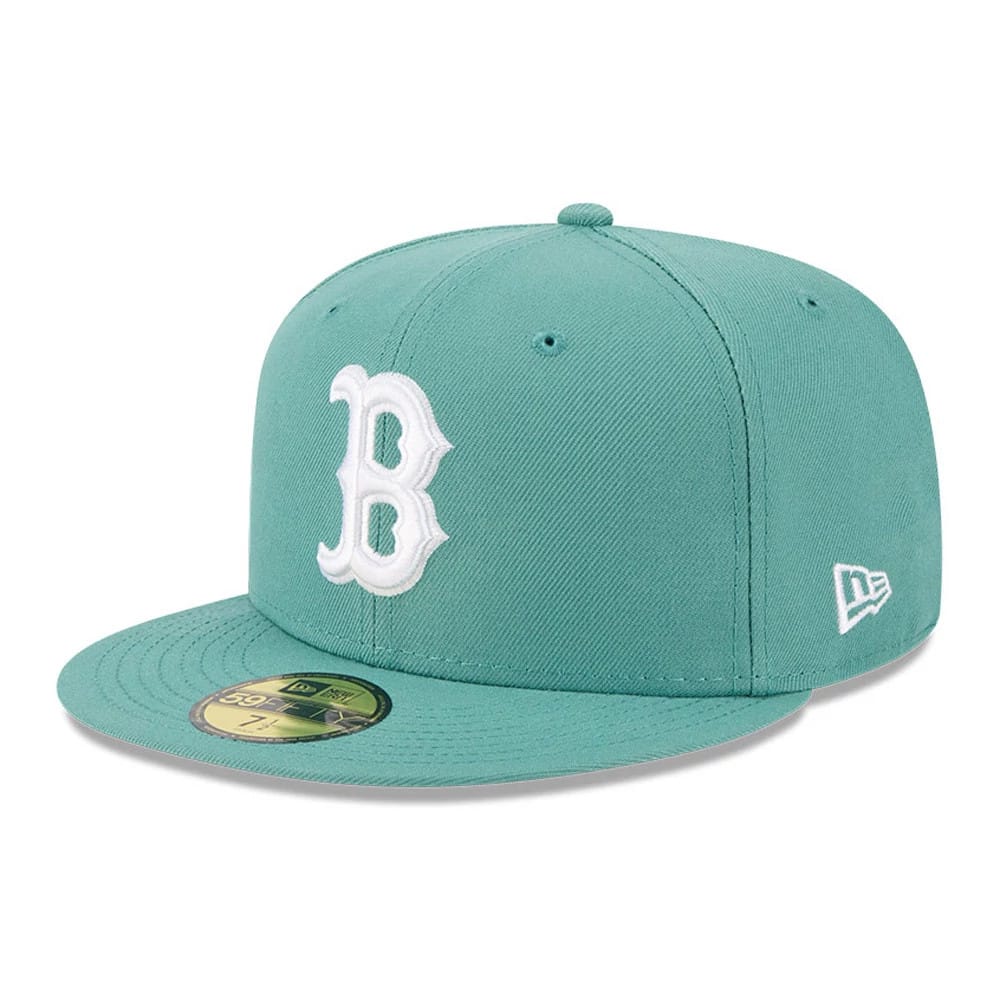 Boston Red Sox MLB City Connect Pastel Green 59FIFTY Fitted Cap-zelvios