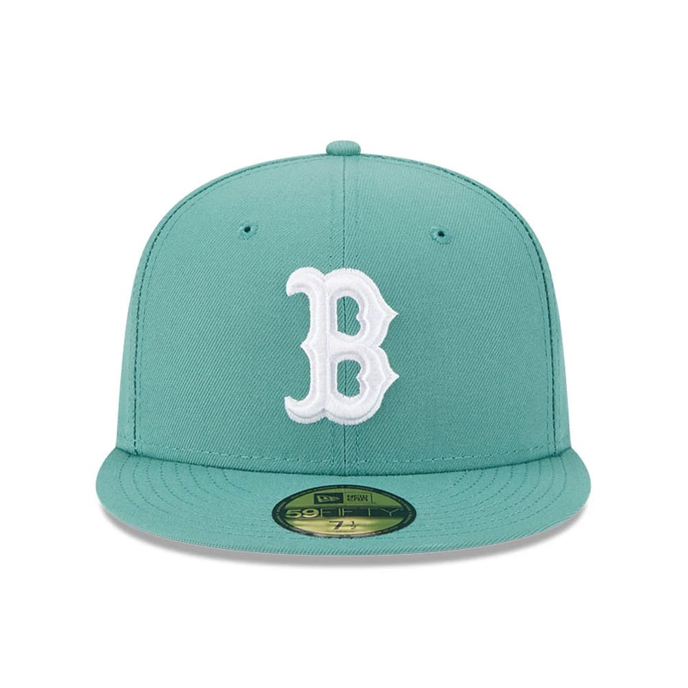 Boston Red Sox MLB City Connect Pastel Green 59FIFTY Fitted Cap-zelvios
