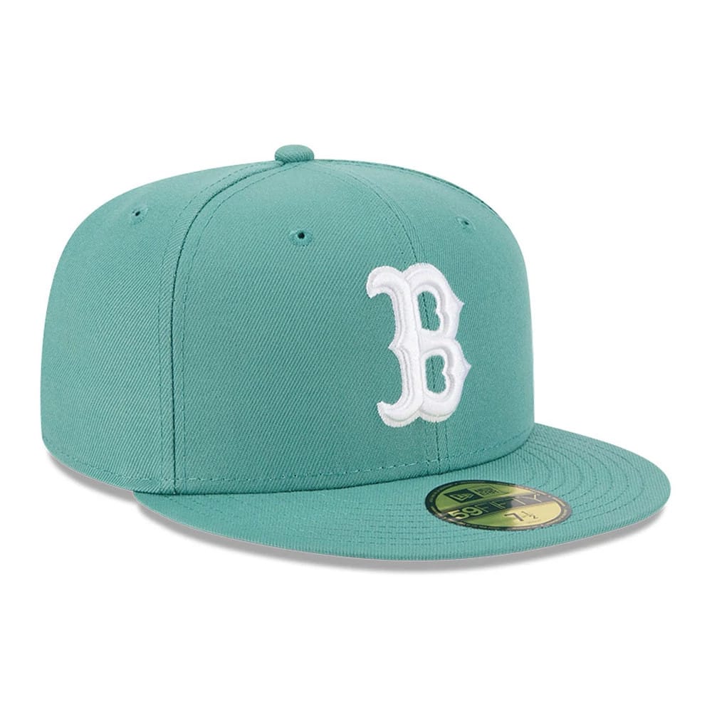 Boston Red Sox MLB City Connect Pastel Green 59FIFTY Fitted Cap-zelvios