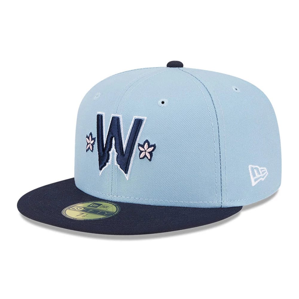 Washington Nationals MLB City Connect Light Blue 59FIFTY Fitted Cap-zelvios