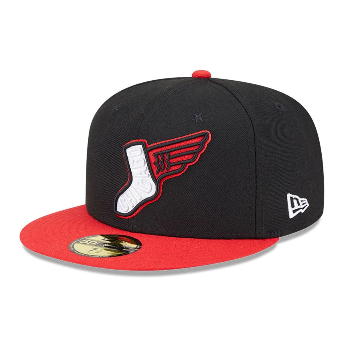 Chicago White Sox MLB City Connect Black 59FIFTY Fitted Cap-zelvios