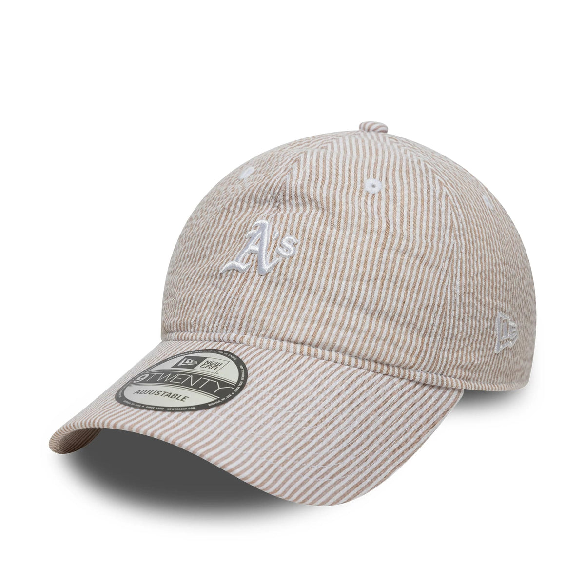 Athletics MLB Seersucker Light Beige 9TWENTY Adjustable Cap-zelvios