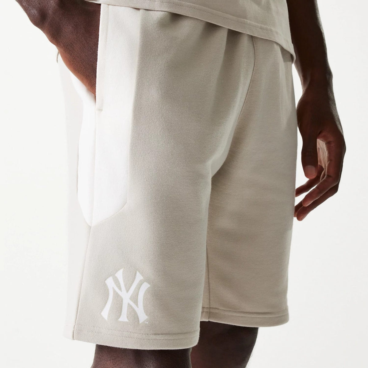 New York Yankees MLB Raglan Cream Shorts-zelvios