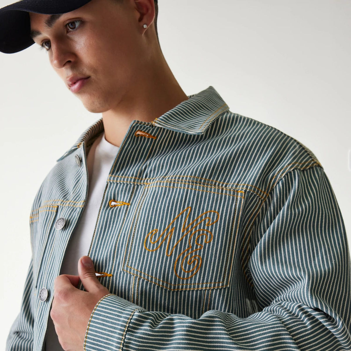 New Era Blue Denim Jacket-zelvios