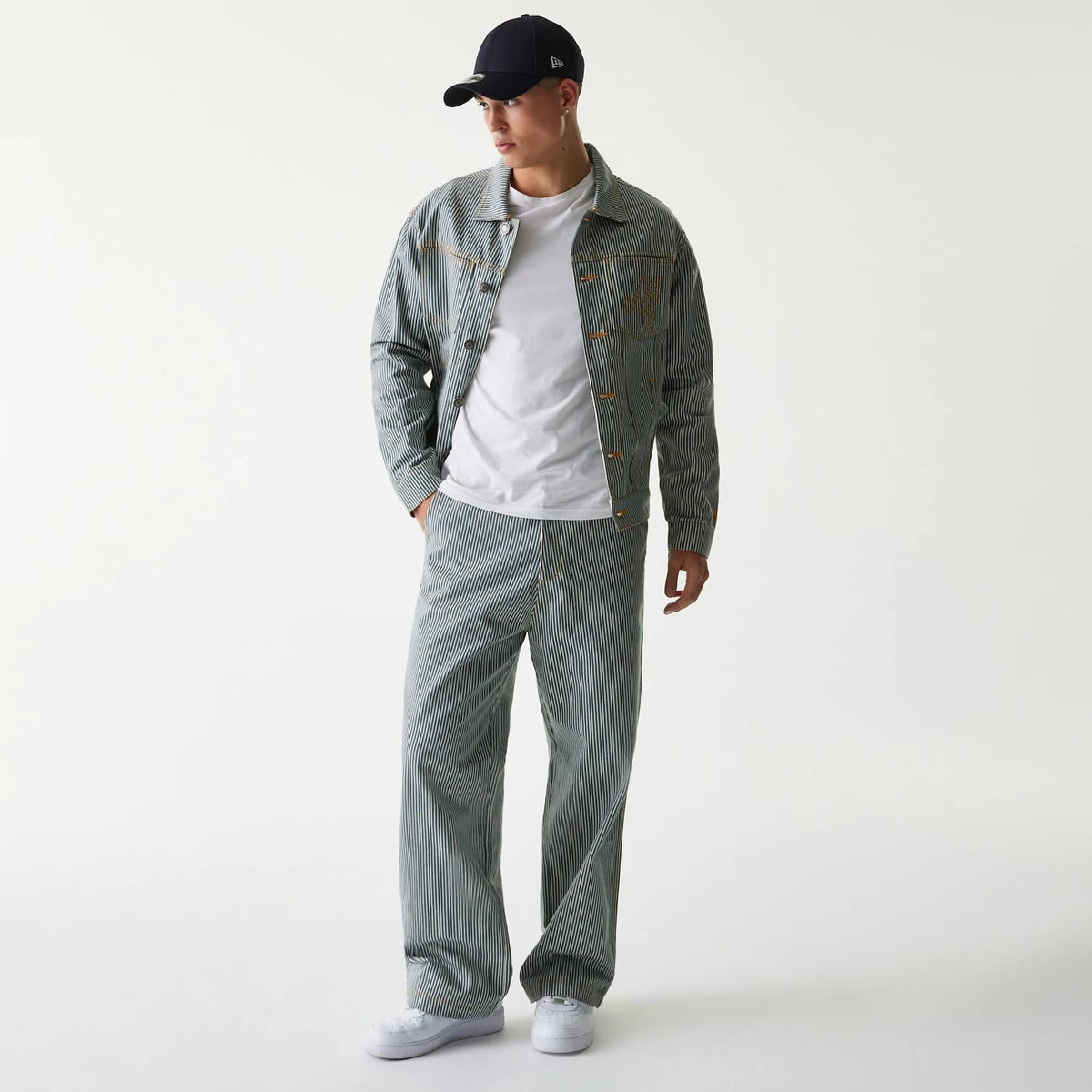 New Era Blue Denim Jacket-zelvios