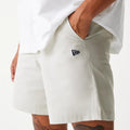 New Era Cream Chino Shorts-zelvios