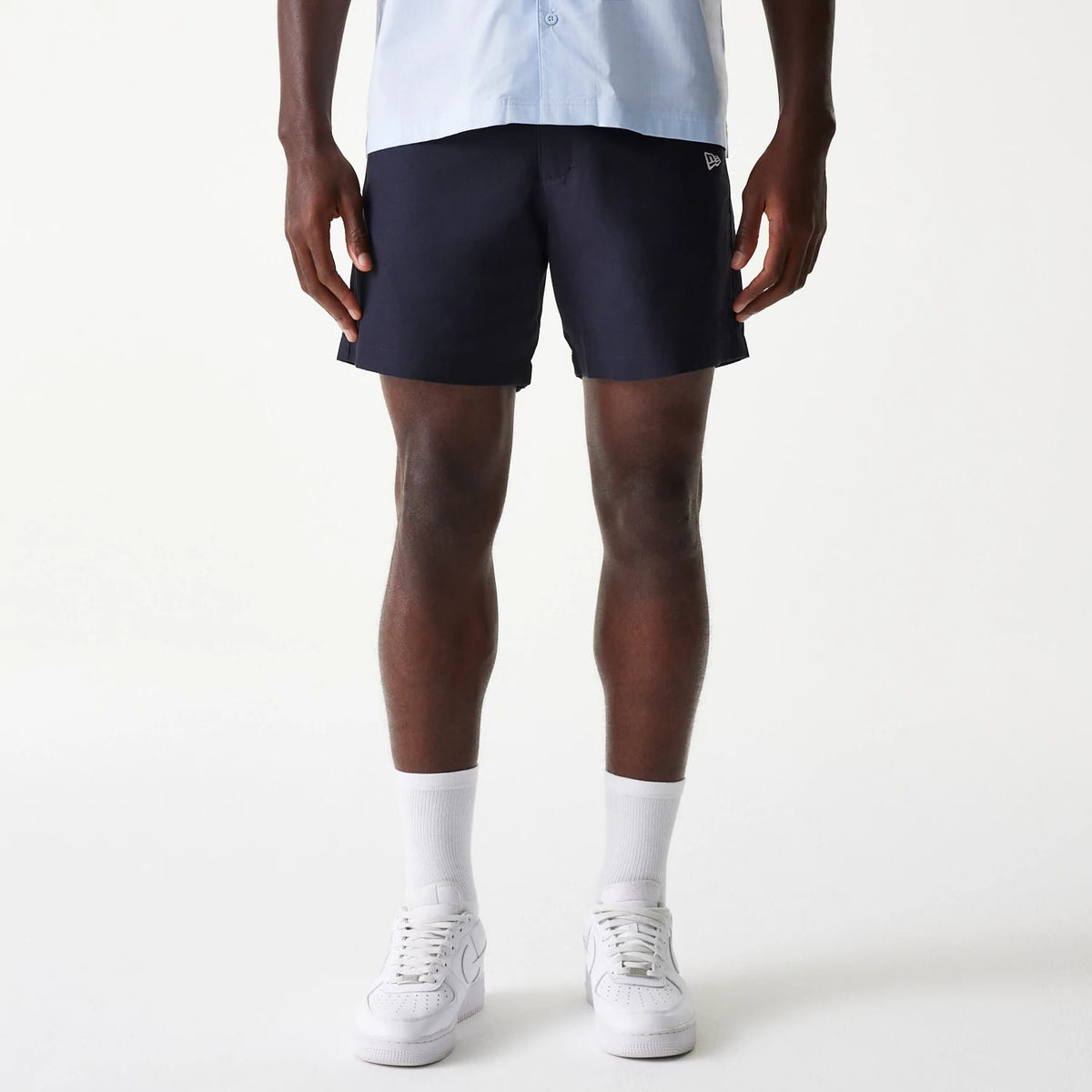 New Era Navy Chino Shorts-zelvios