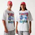New York Yankees MLB World Series White Oversized T-Shirt-zelvios