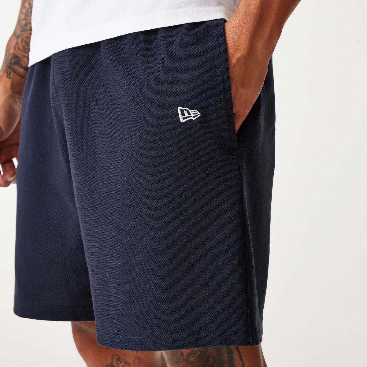 New York Yankees MLB Pique Navy Shorts-zelvios