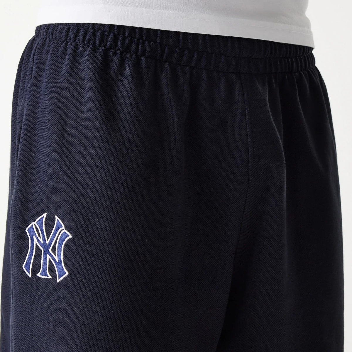 New York Yankees MLB Pique Navy Shorts-zelvios