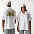 New York Yankees MLB Graphic White Revere Short Sleeve Shirt-zelvios