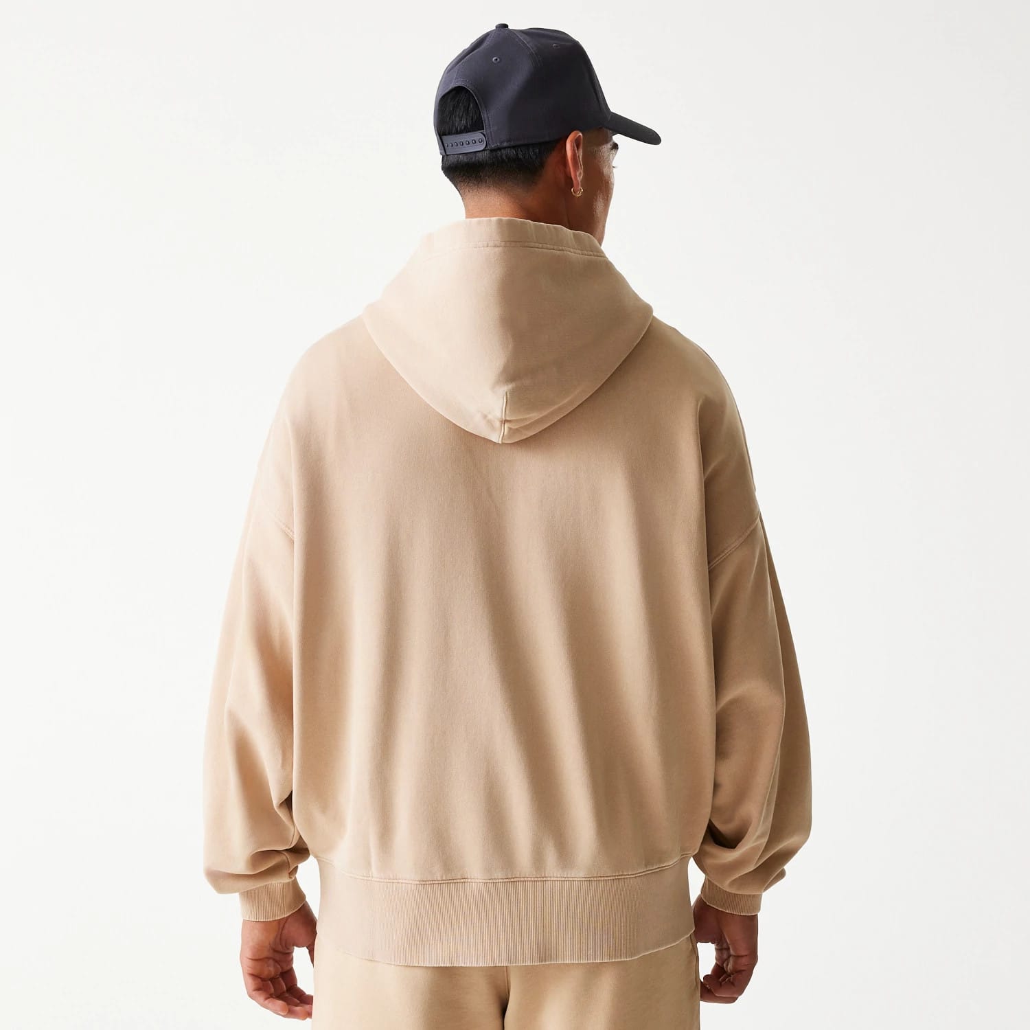 Chicago Bulls NBA Washed Beige Full Zip Hoodie-kentox