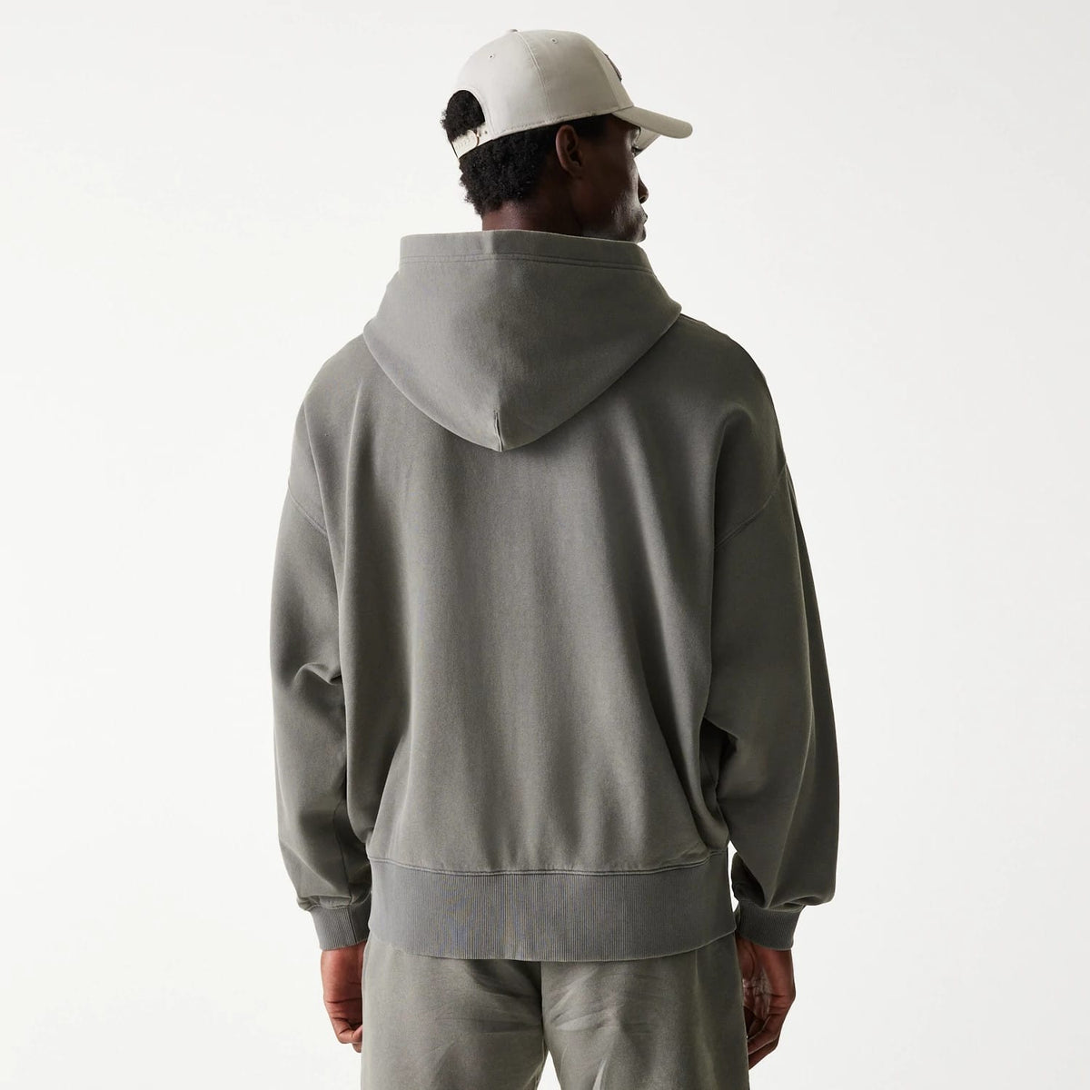 LA Lakers NBA Washed Grey Full Zip Hoodie-zelvios
