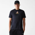 LA Lakers NBA Logo Black T-Shirt-zelvios