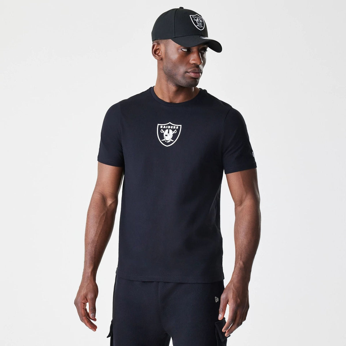Las Vegas Raiders NFL Logo Black T-Shirt-zelvios