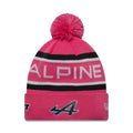 Alpine Racing Youth Replica Jack Doohan Pink Cuff Knit Beanie Hat-zelvios