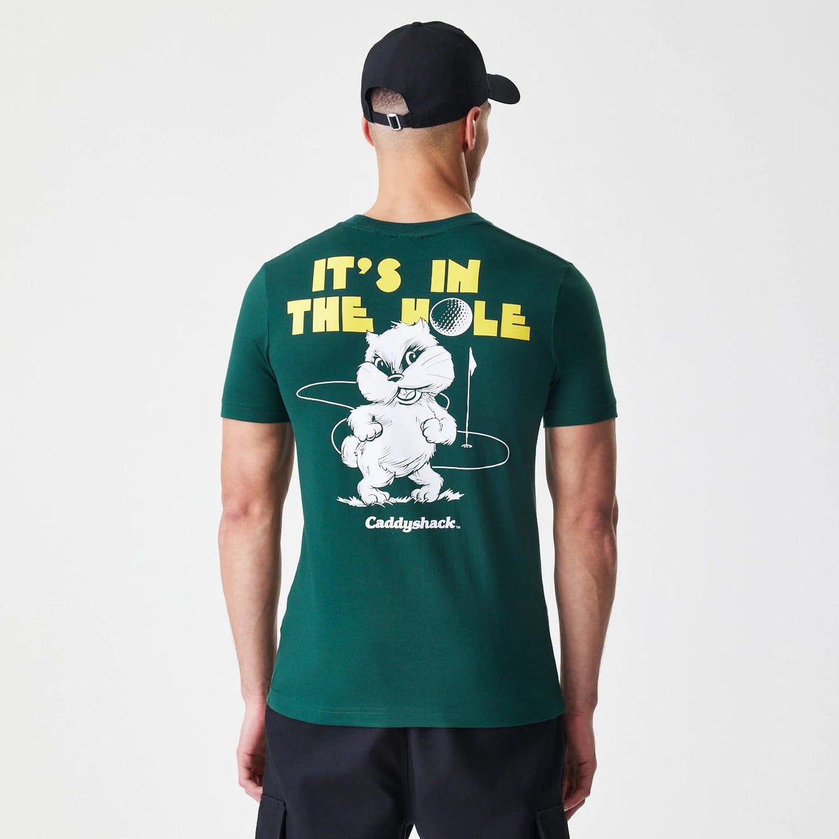 Caddyshack It's In The Hole Dark Green T-Shirt-zelvios