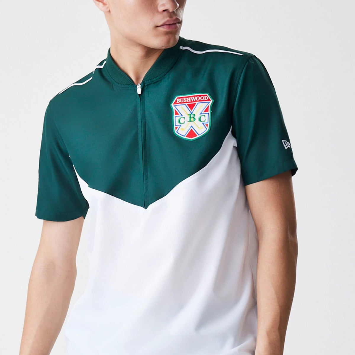 Caddyshack BushWood White 1/4 Zip Polo T-Shirt-zelvios