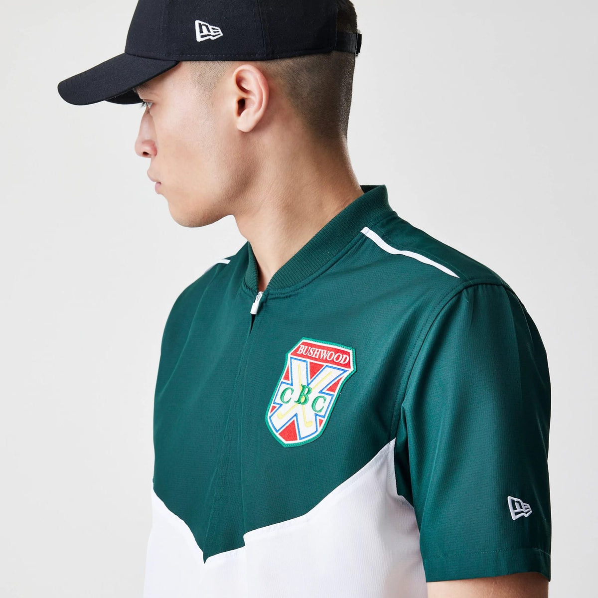 Caddyshack BushWood White 1/4 Zip Polo T-Shirt-zelvios