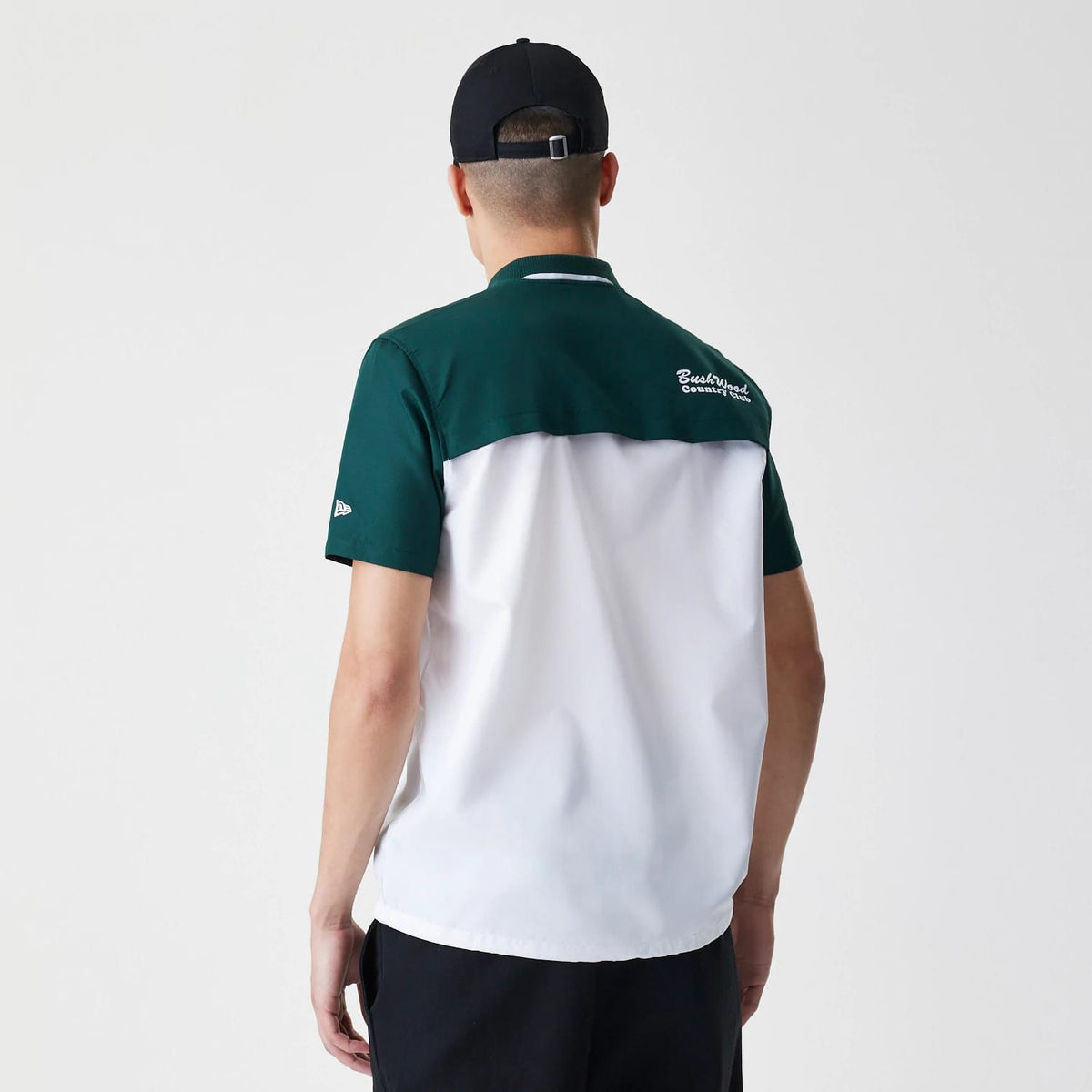 Caddyshack BushWood White 1/4 Zip Polo T-Shirt-zelvios
