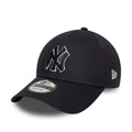 New York Yankees MLB Outline Navy 9FORTY Adjustable Cap-zelvios