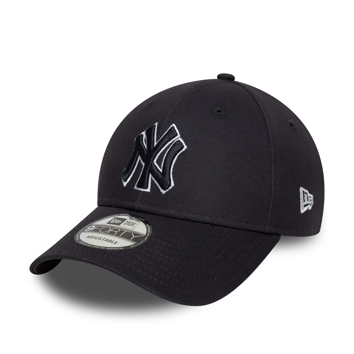 New York Yankees MLB Outline Navy 9FORTY Adjustable Cap-zelvios