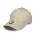 New York Yankees Womens MLB Mini Logo Cream 9FORTY Adjustable Cap-zelvios