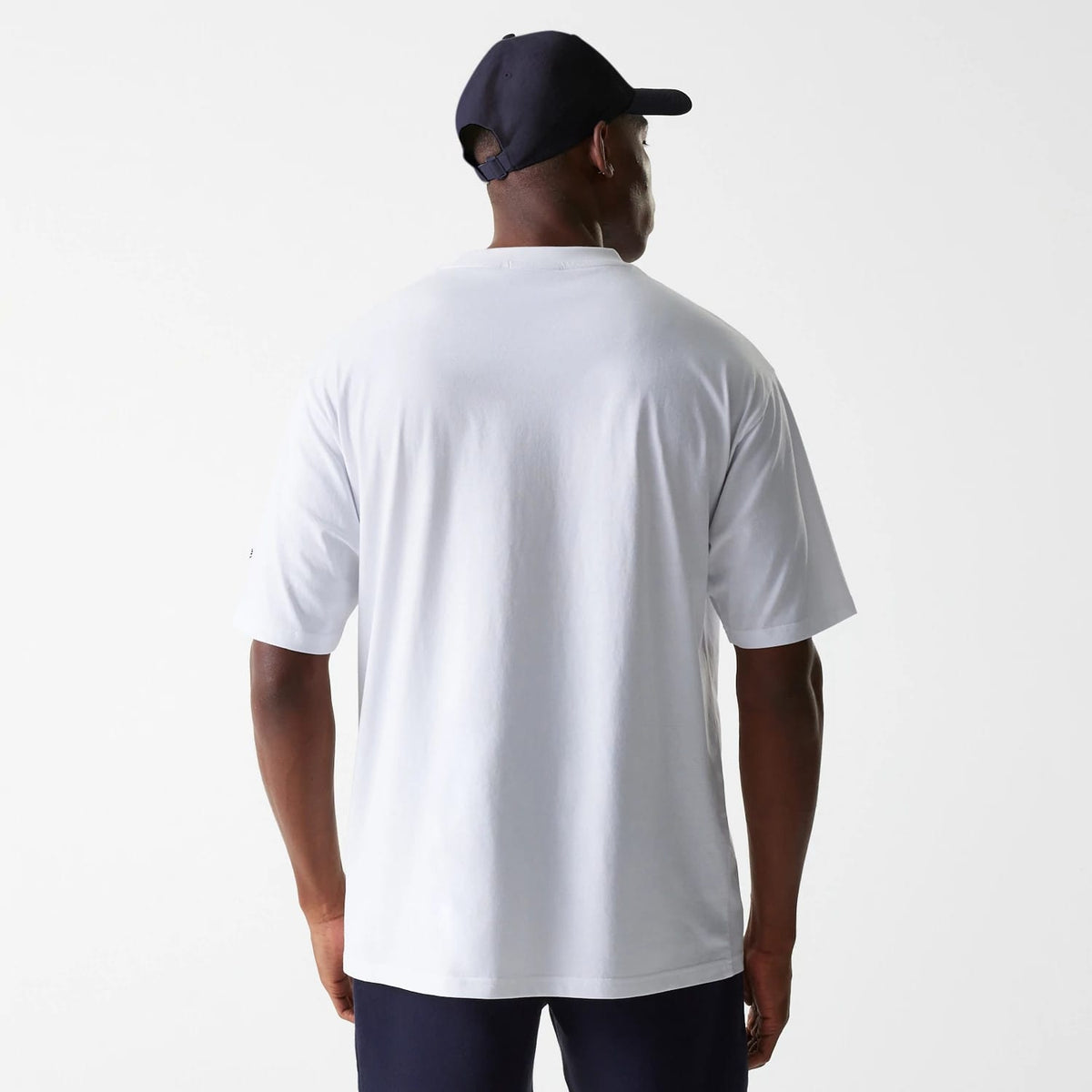 New York Yankees MLB League Essential White Oversized T-Shirt-zelvios
