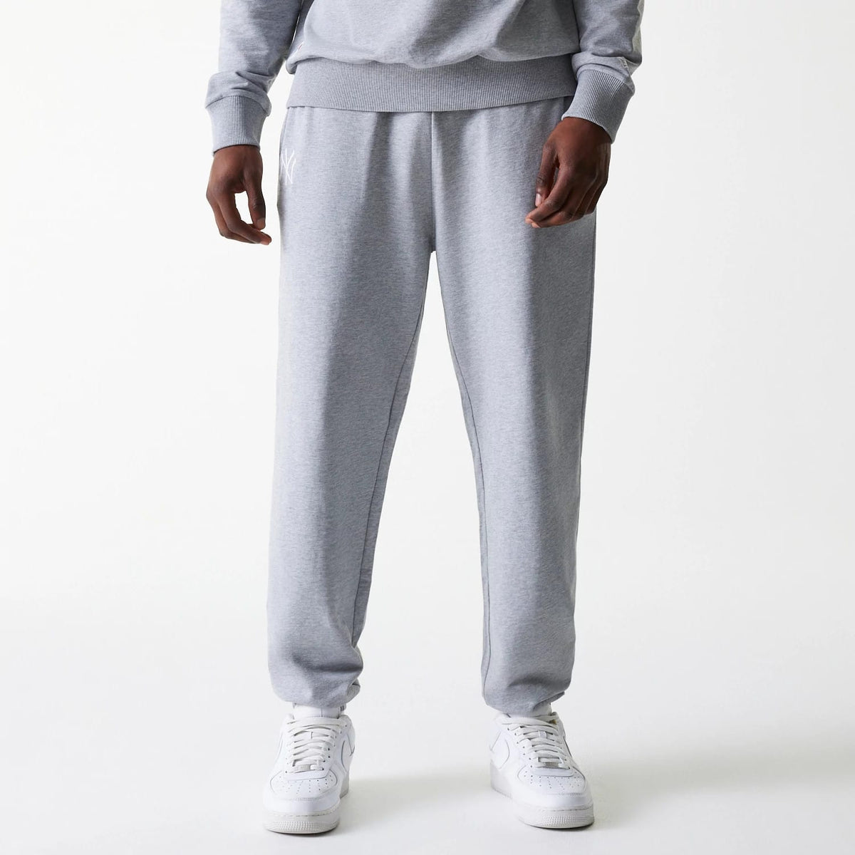 New York Yankees MLB League Essential Midi French Terry Grey Joggers-zelvios