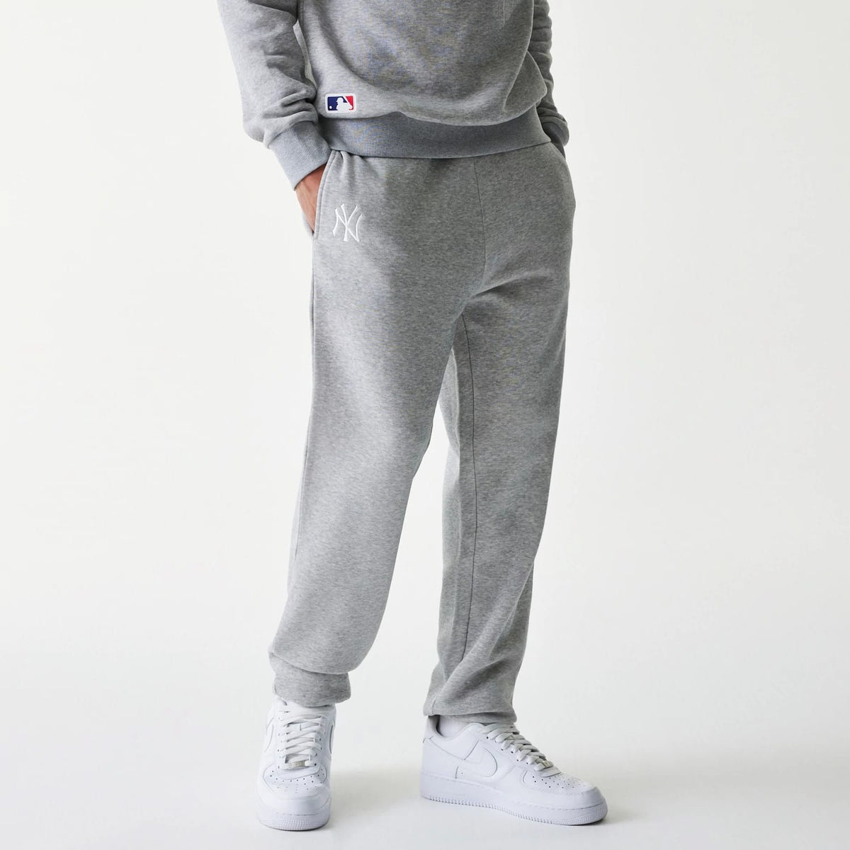 New York Yankees MLB League Essential Grey Joggers-zelvios