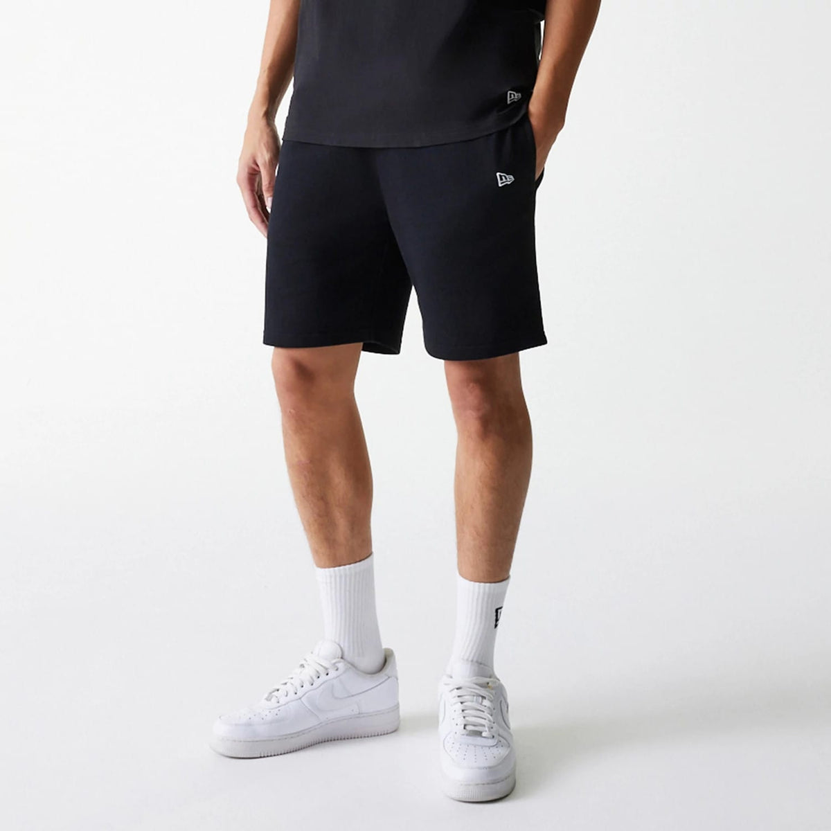 New York Yankees MLB League Essential Midi Black Shorts-zelvios
